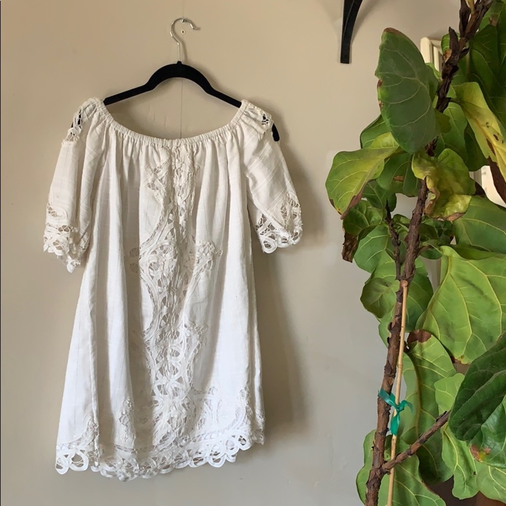 Free people lace tunic dress